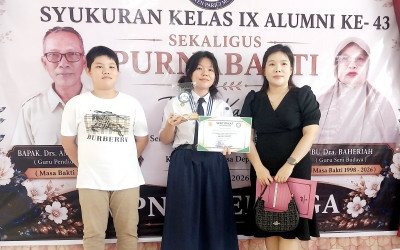 Menginspirasi! Michelle Imanuel Ang, Mantan Ketua OSIS yang Jadi Lulusan Terbaik SMPN 1 Mepanga